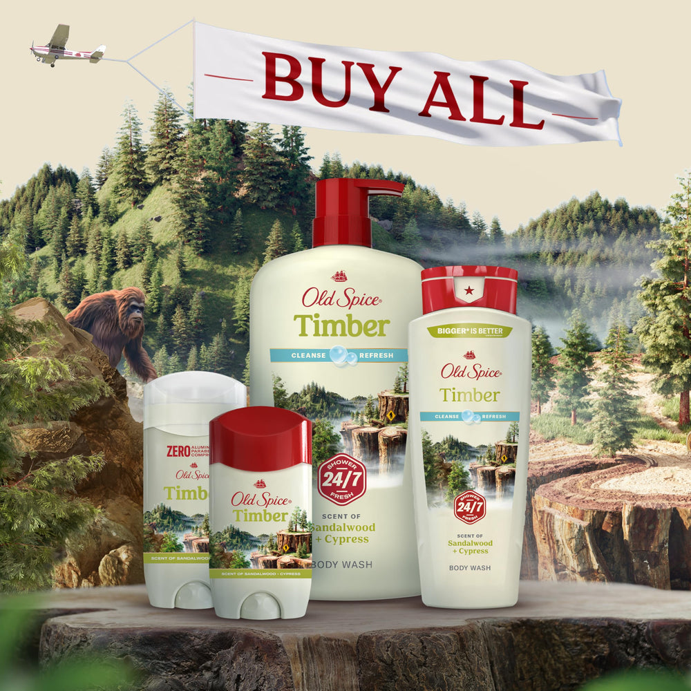Old Spice Timber: utilisation quotidienne rafraîchissante