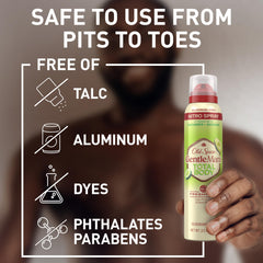 Old Spice Total Body Deodorant aplicación sin contacto para uso rápido y limpio.