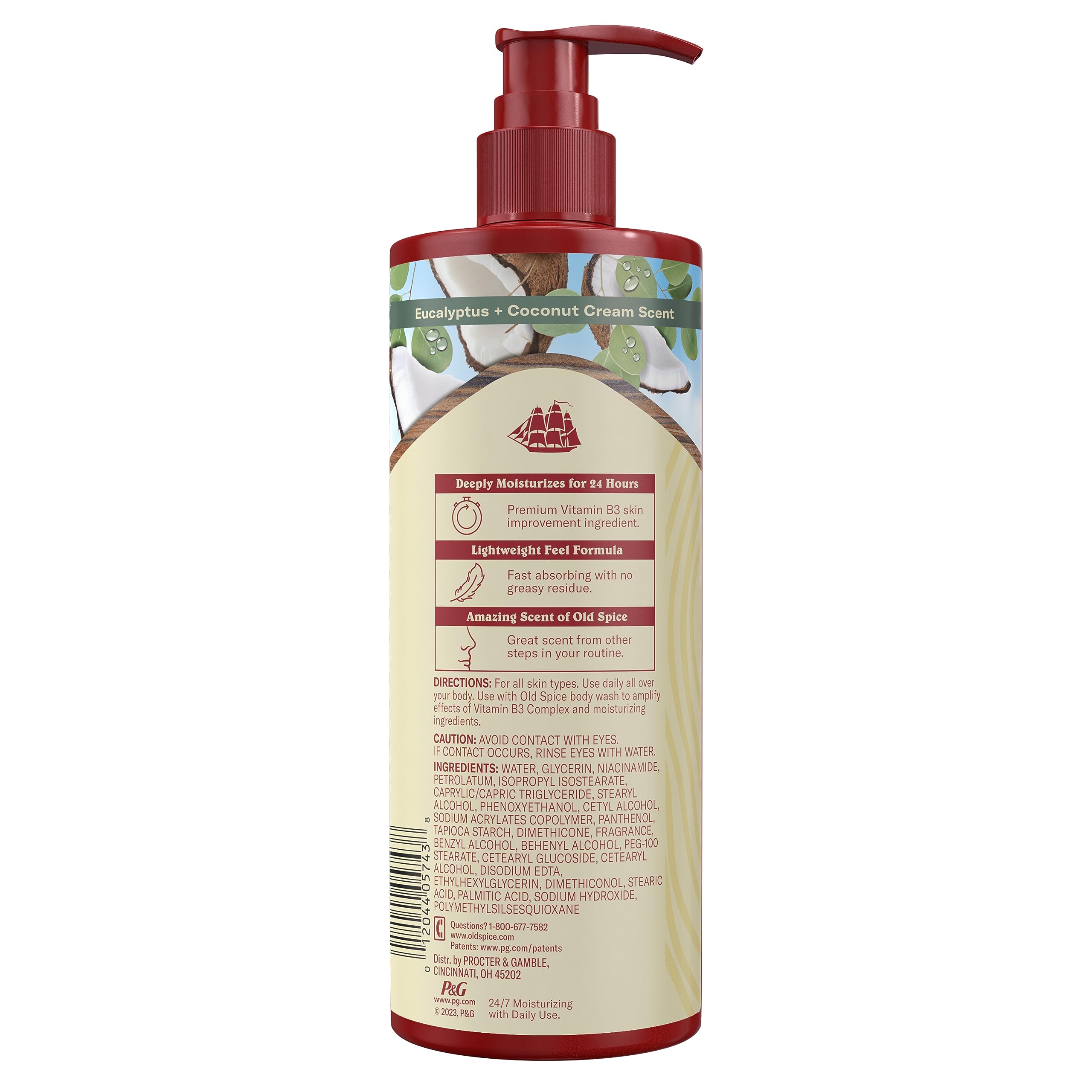 Old Spice uso diario con eucalipto y coco