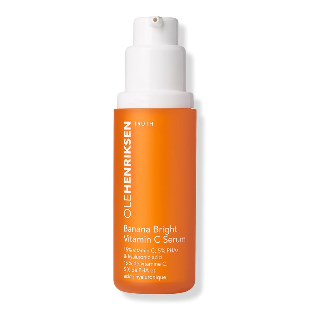Ole Henriksen suero Banana Brillante botella: ilumina la piel y aporta frescura.