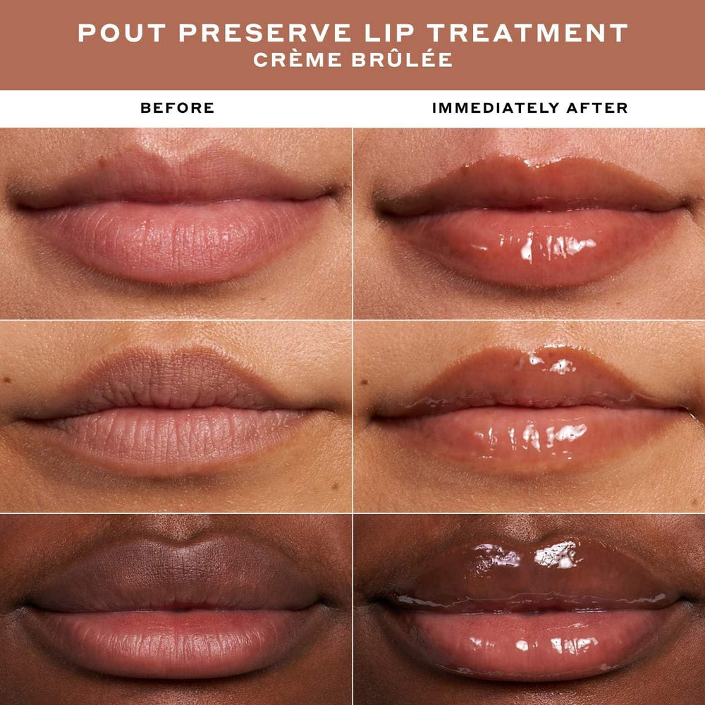 Ole Henriksen Pout Preserve aplicación suave para una hidratación precisa.
