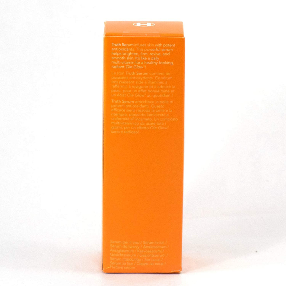 Ole Henriksen Truth Serum Collagen Booster, ingredientes con vitamina C para cuidado antioxidante.