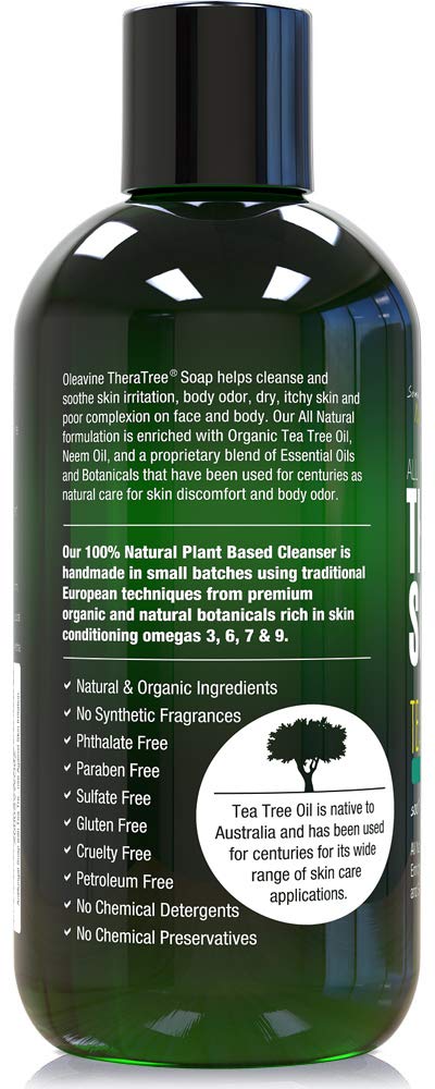 Oleavine TheraTree tea tree neem blend for calmer skin