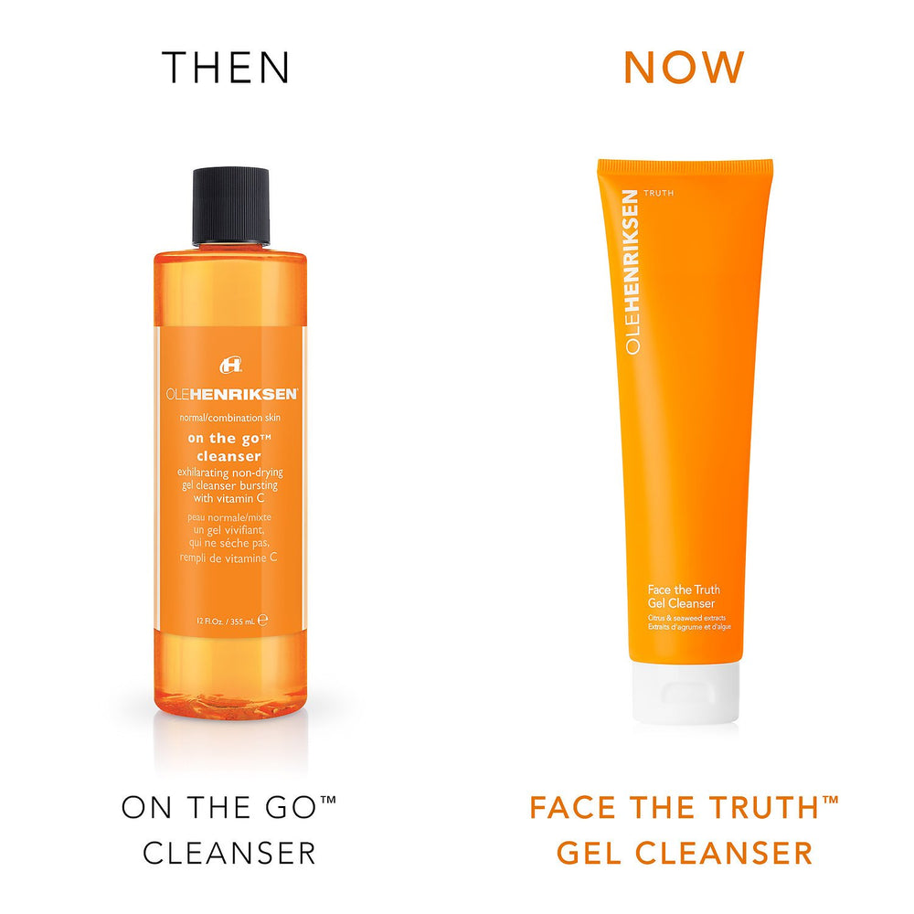 Ole Henriksen Face the Truth Gel Cleanser, massage-visage, geste circulaire pour reveiller l-eclat.