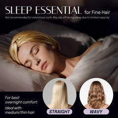 Bonete de seda rosa OLESILK, tacto sedoso para cabello suave al despertar.