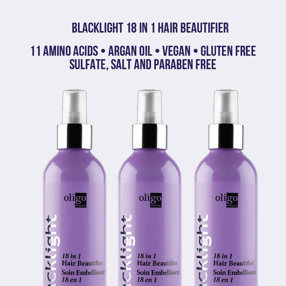 Oligo Professionnel Blacklight-anti-frizz: controla el encrespamiento y aporta brillo duradero.