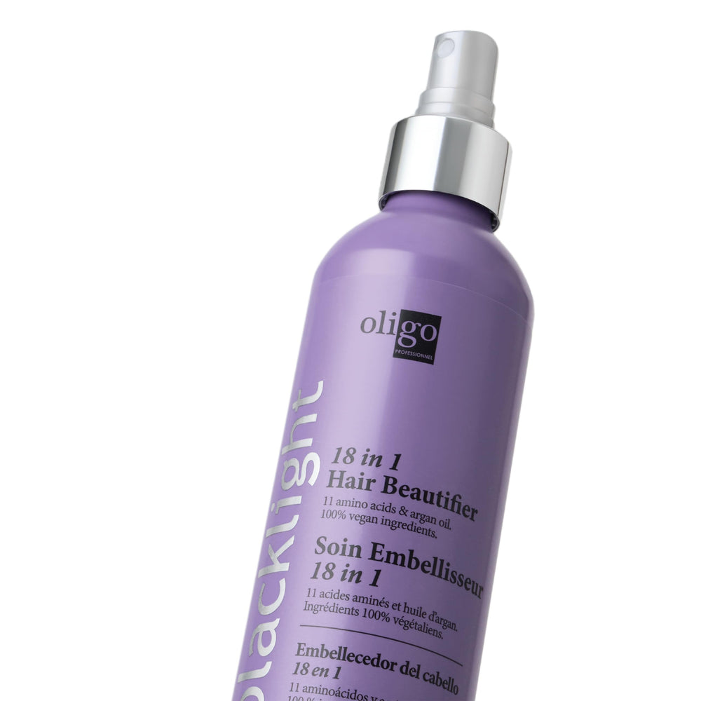 Oligo Professionnel Blacklight-desenredante-hidratante: facilita peinado suave sin tirones.