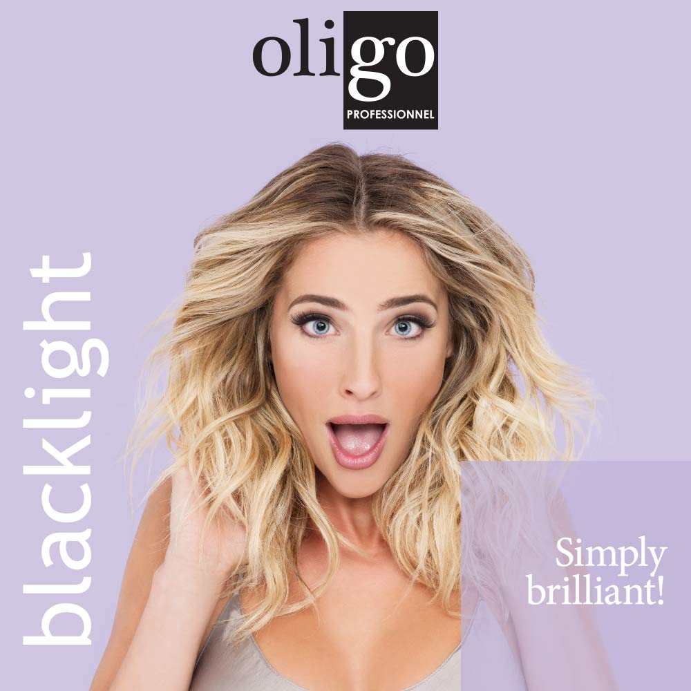 Oligo Professionnel Blacklight Dry Shampoo, envase de 7 oz ideal para viajar.