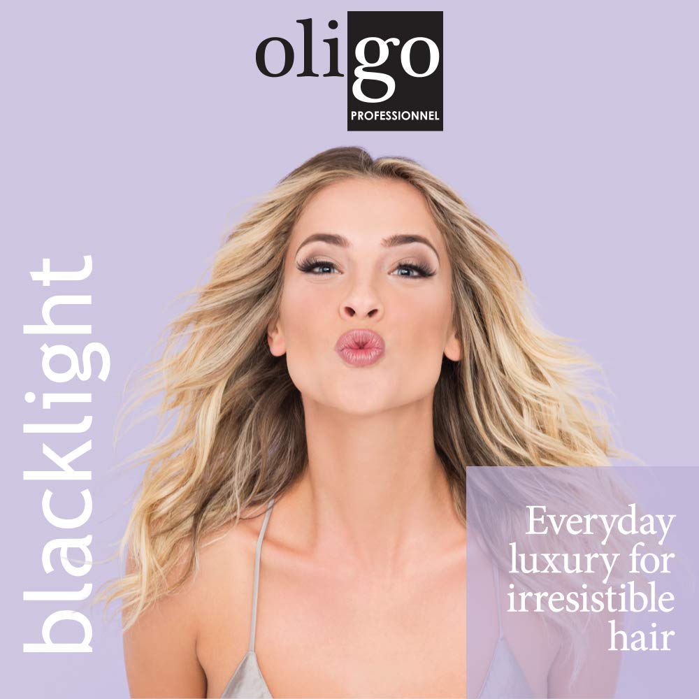 Oligo Professionnel Blacklight Dry Shampoo, adecuado para todo tipo de cabello y rubios.