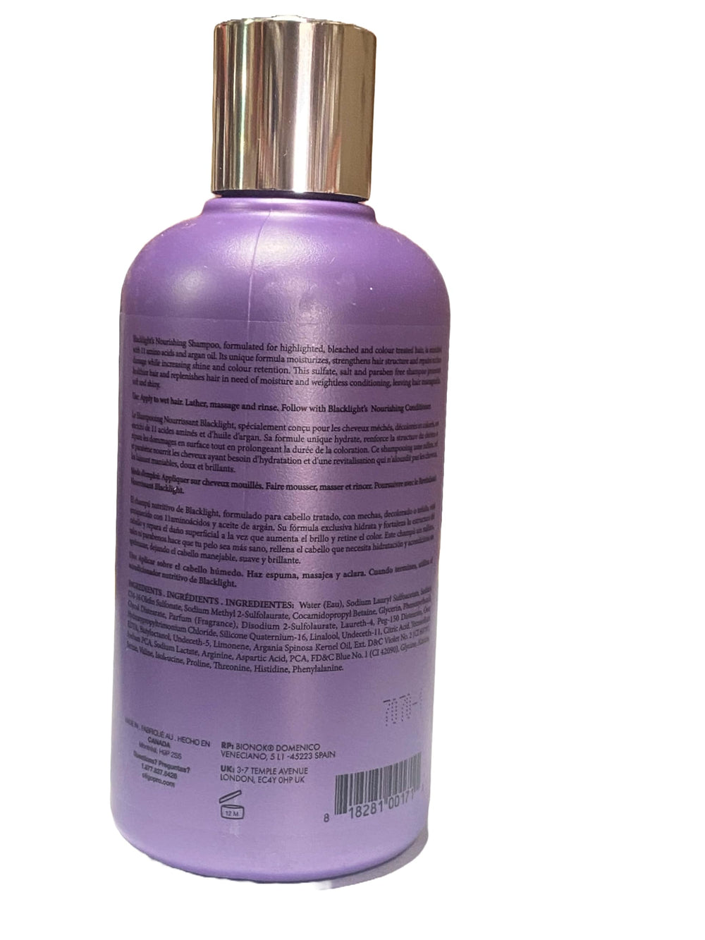 Resultado cabello suave y brillante después de usar Backlight con acondicionador.