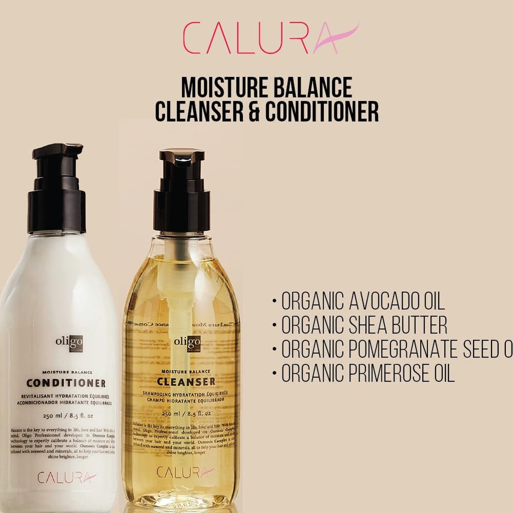 Oligo Professionnel Calura Moisture Balance Conditionneur texture crème: soin intense sans lourdeur.