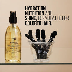 Oligo Professionnel Calura Moisture Balance Shampoing texture crème: mousse riche et douceur.