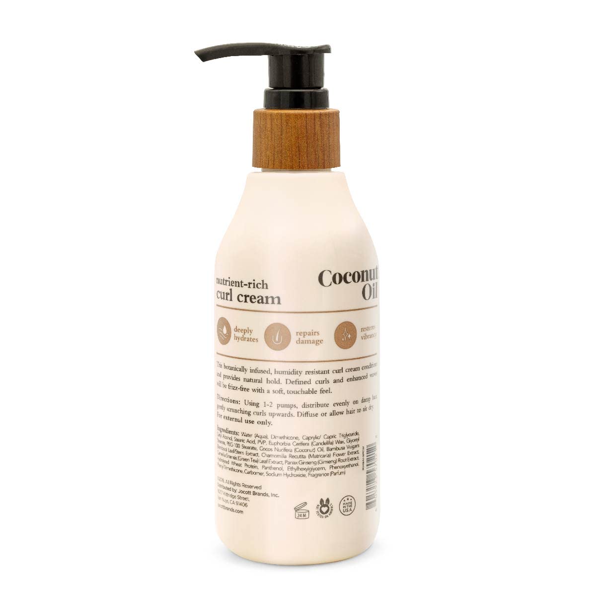 Oliology crema rizos realza ondas con aceite de coco