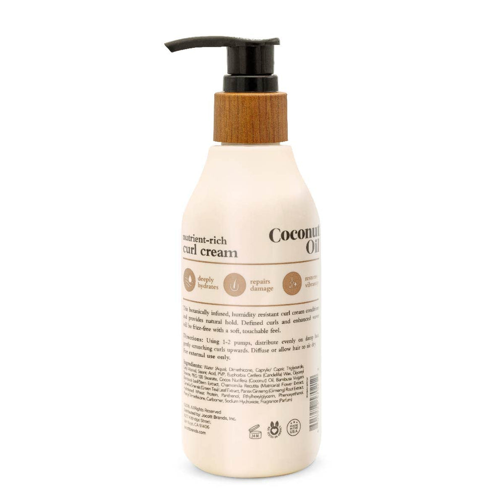 Oliology crema rizos realza ondas con aceite de coco