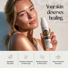 Olive Gold 03 Lotion, ingredientes naturales aptos para piel sensible.