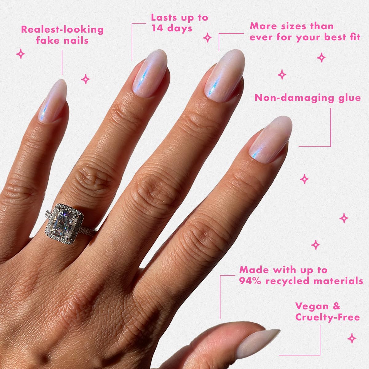 Olive & June Instant Mani presenta acabado realista para uñas falsas discretas