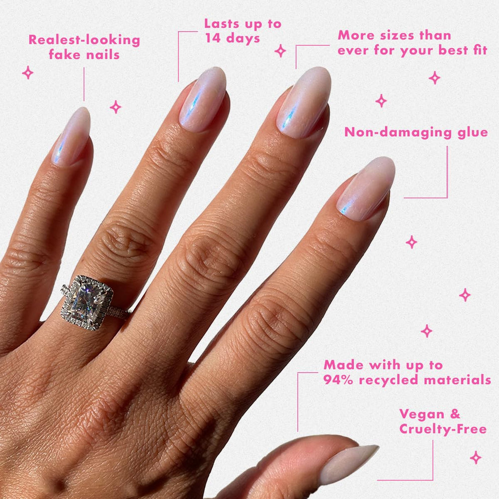 Olive & June Instant Mani presenta acabado realista para uñas falsas discretas