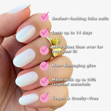 Olive & June Instant Mani: duración de hasta 14 días con adhesivo no tóxico