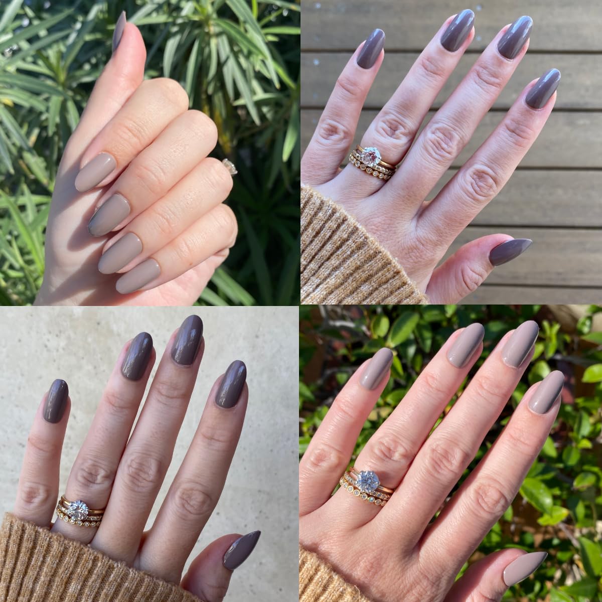 Olive & June Instant Mani materiales reciclados, 94% posconsumo.