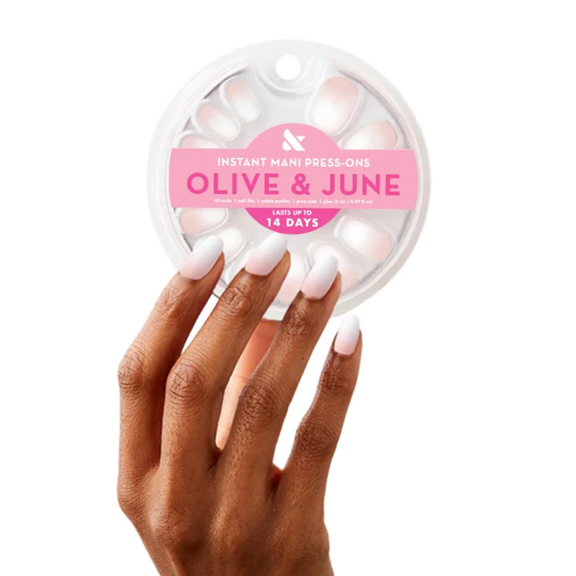 Olive & June Instant Mani: uñas postizas con aspecto realista para estilo de salón en casa