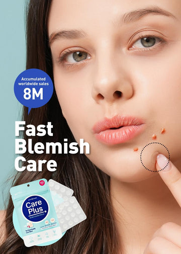 OLIVE YOUNG Care Plus Spot Patch 102-count box ensures steady supply.