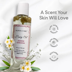Textura ligera del aceite Olivia Care para piel flexible y nutrida