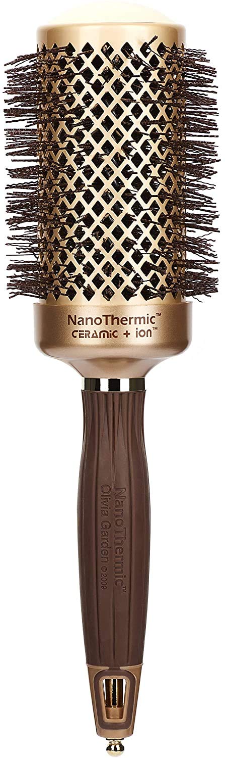 Olivia Garden NanoThermic con barril cerámico de 2 1/8 pulgadas para volumen