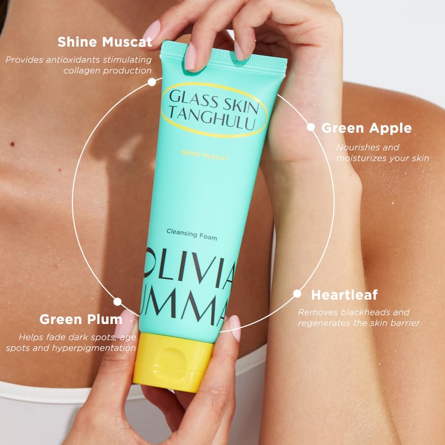 OLIVIAUMMA extracto Shine Muscat aporta antioxidantes para una tez luminosa.