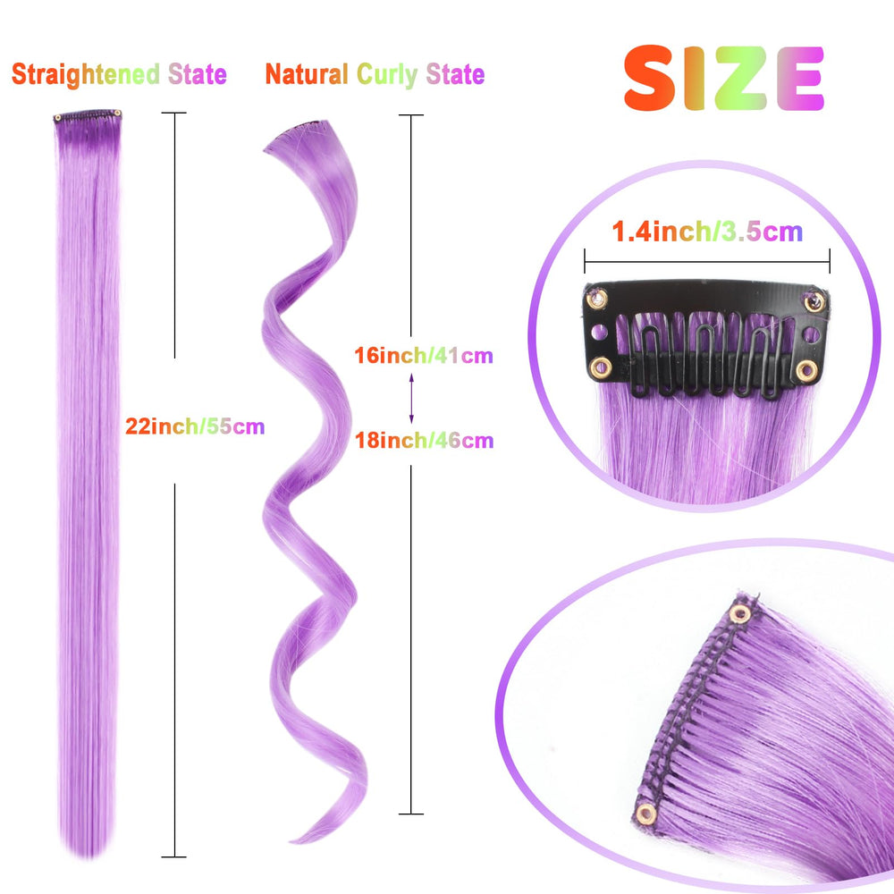 Extensiones con fibra sintética resistente al calor para crear peinados temporales.