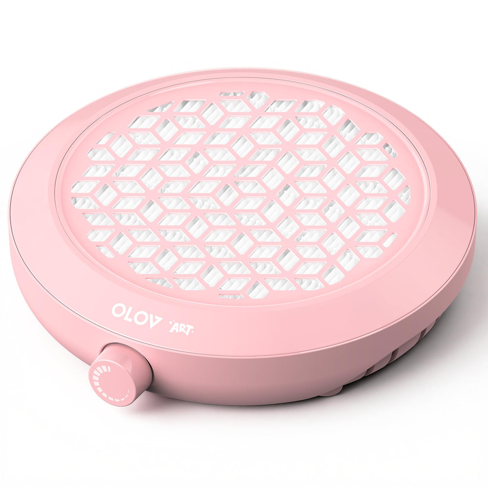 Olov Art Collecteur poussière pour ongles avec aspiration portable pour espaces propres.