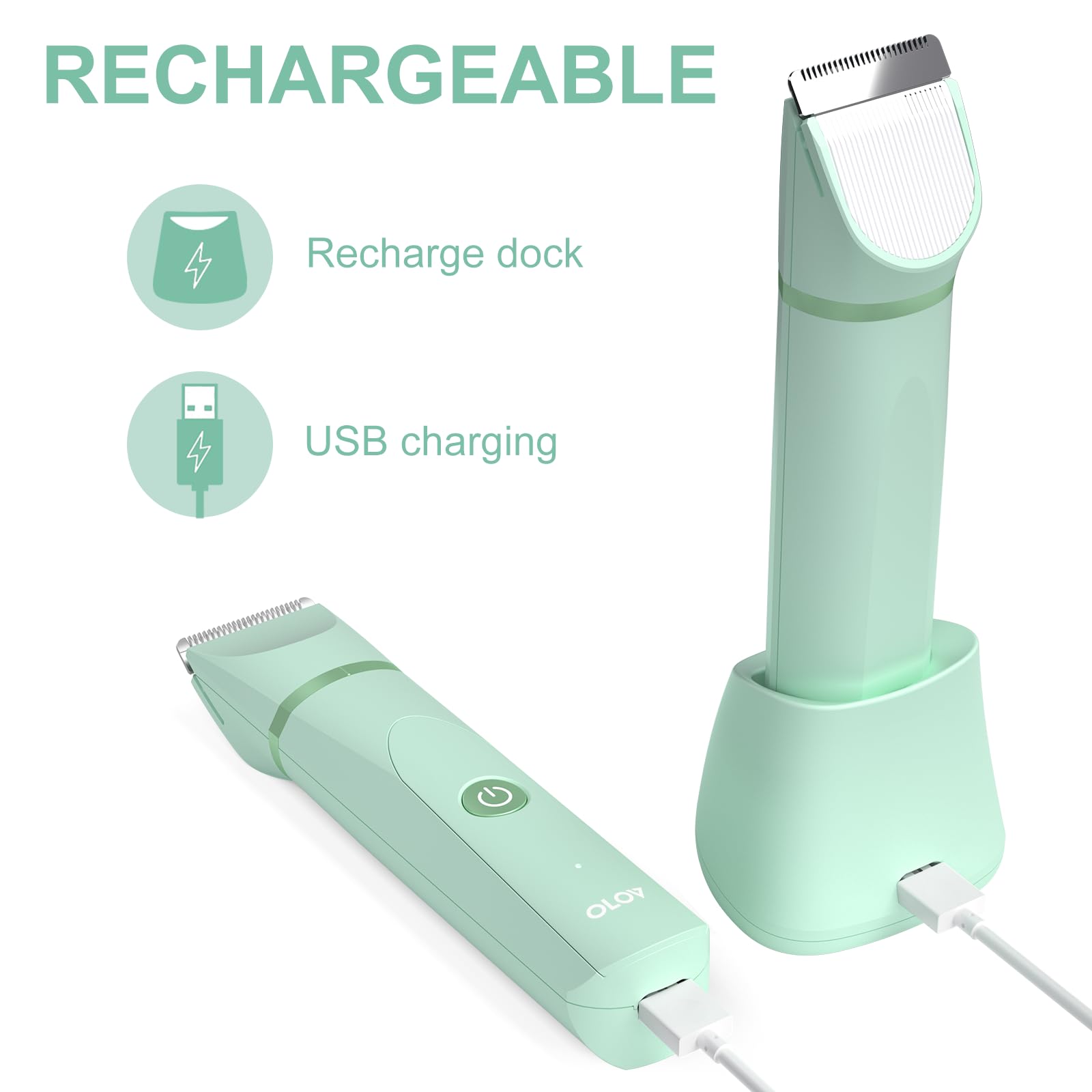 OLOV base de carga USB impermeable para recargar sin complicaciones.