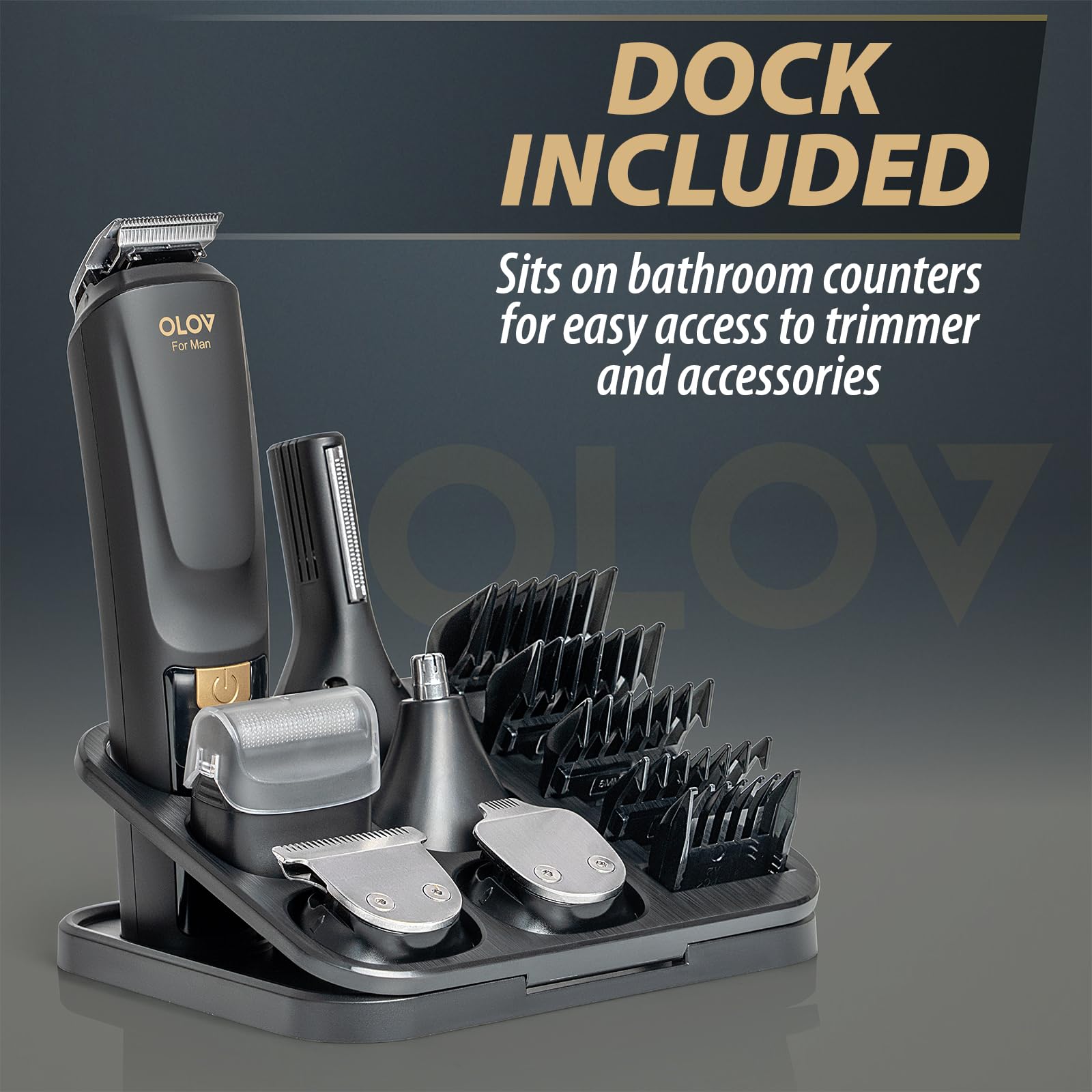 OLOV For Man Base cargadora USB para recargas rápidas