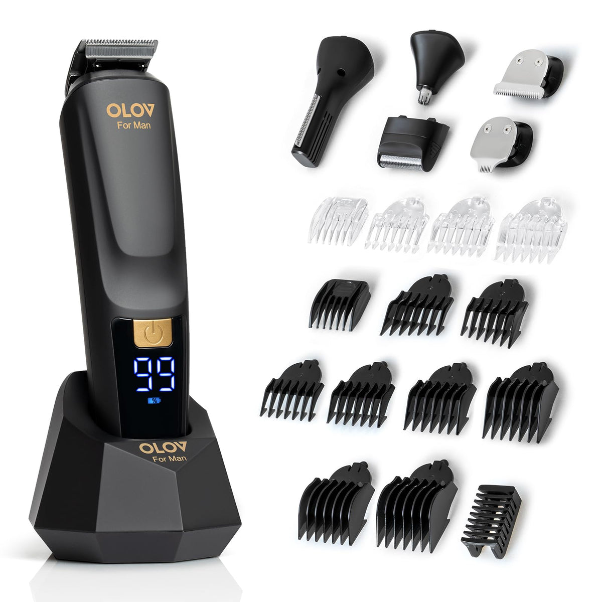 OLOV For Man Corta barba con precisión para looks diarios