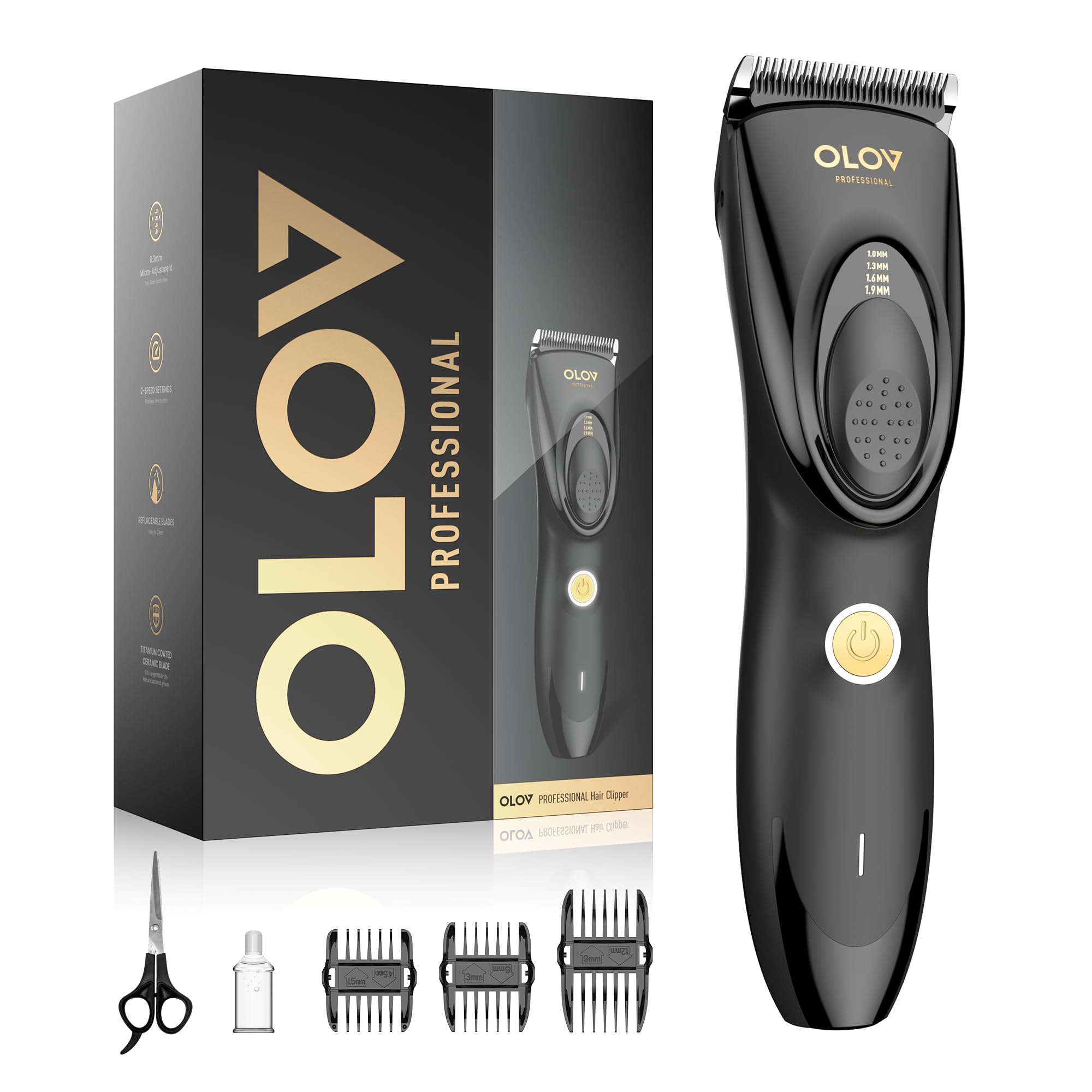 OLOV PROFESSIONAL: cabezales cerámicos reemplazables para un corte suave