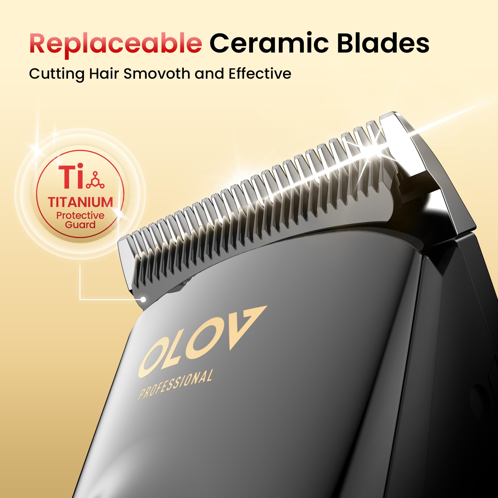 OLOV PROFESSIONAL: motor de dos velocidades para distintos cabellos