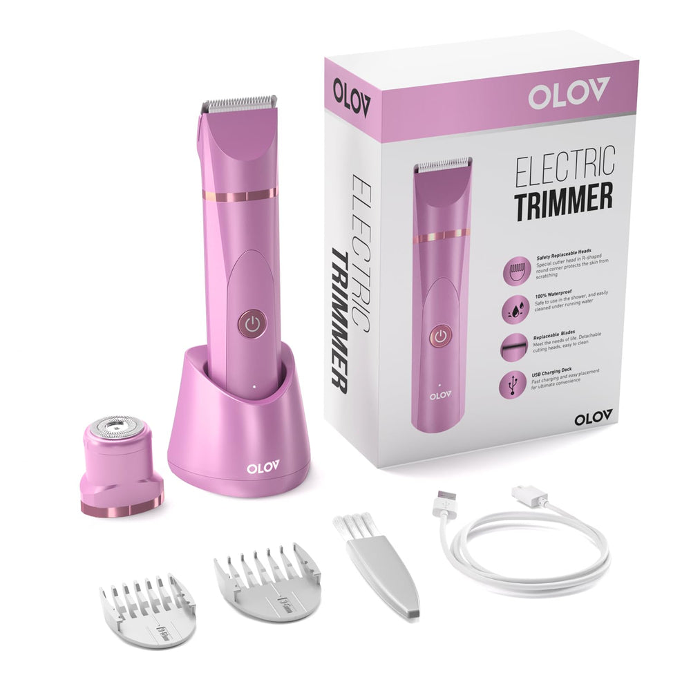 OLOV recortador bikini mujer con cabezal cerámico para recortes suaves
