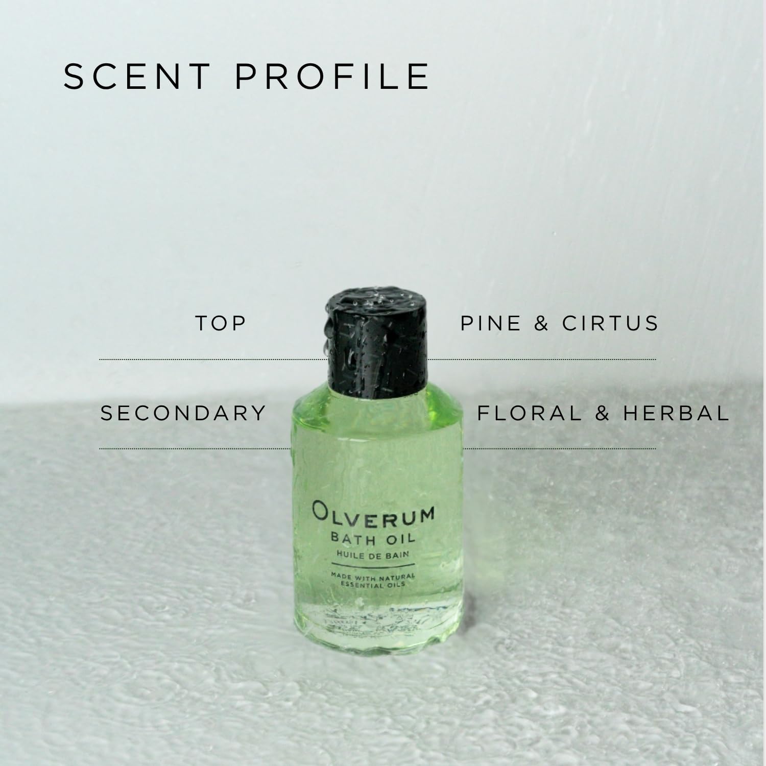 OLVERUM envase-caja: presentación elegante y sostenible.
