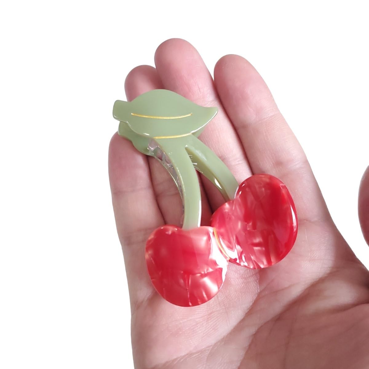 OMG Decor pinzas garra cereza, dientes antideslizantes de doble fila para mayor sujeción.