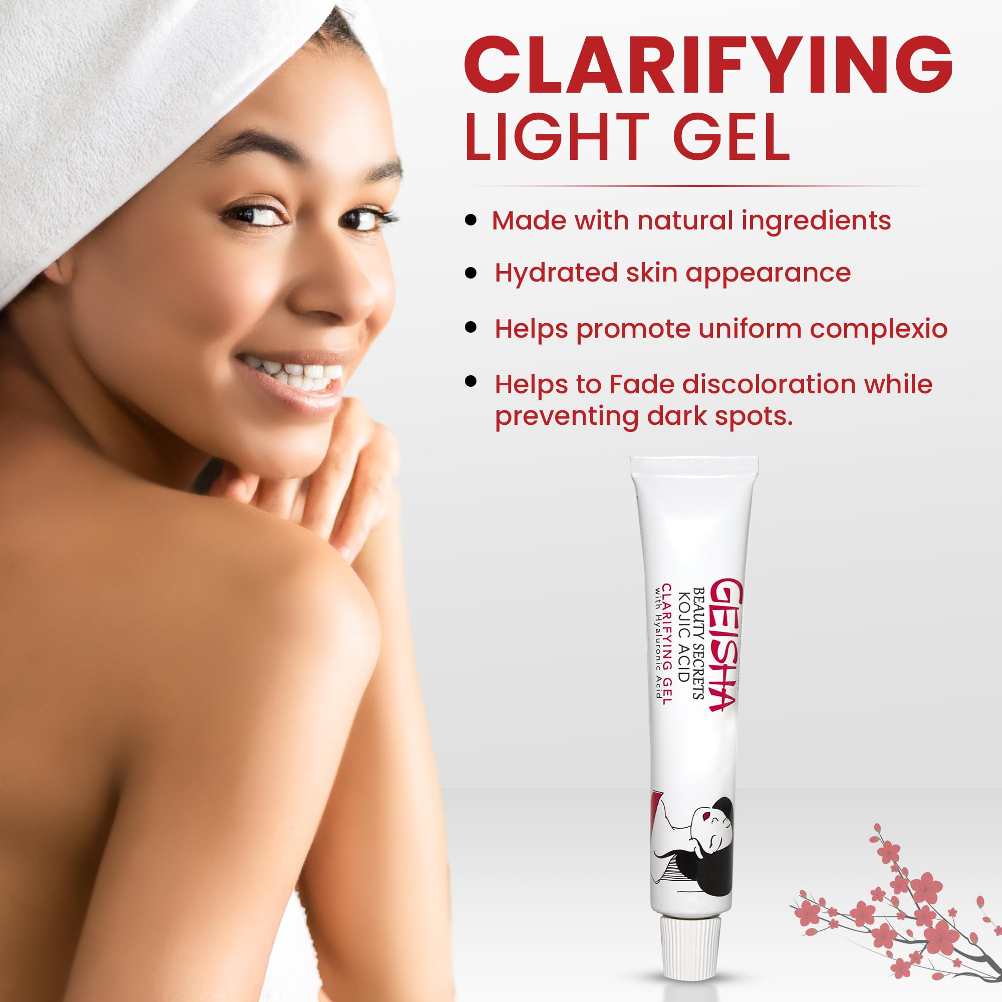 OMIC Geisha Gel Aplicación Nocturna: manos aplicando el gel para uso nocturno.
