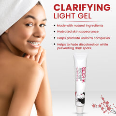 OMIC Geisha Gel Aplicación Nocturna: manos aplicando el gel para uso nocturno.
