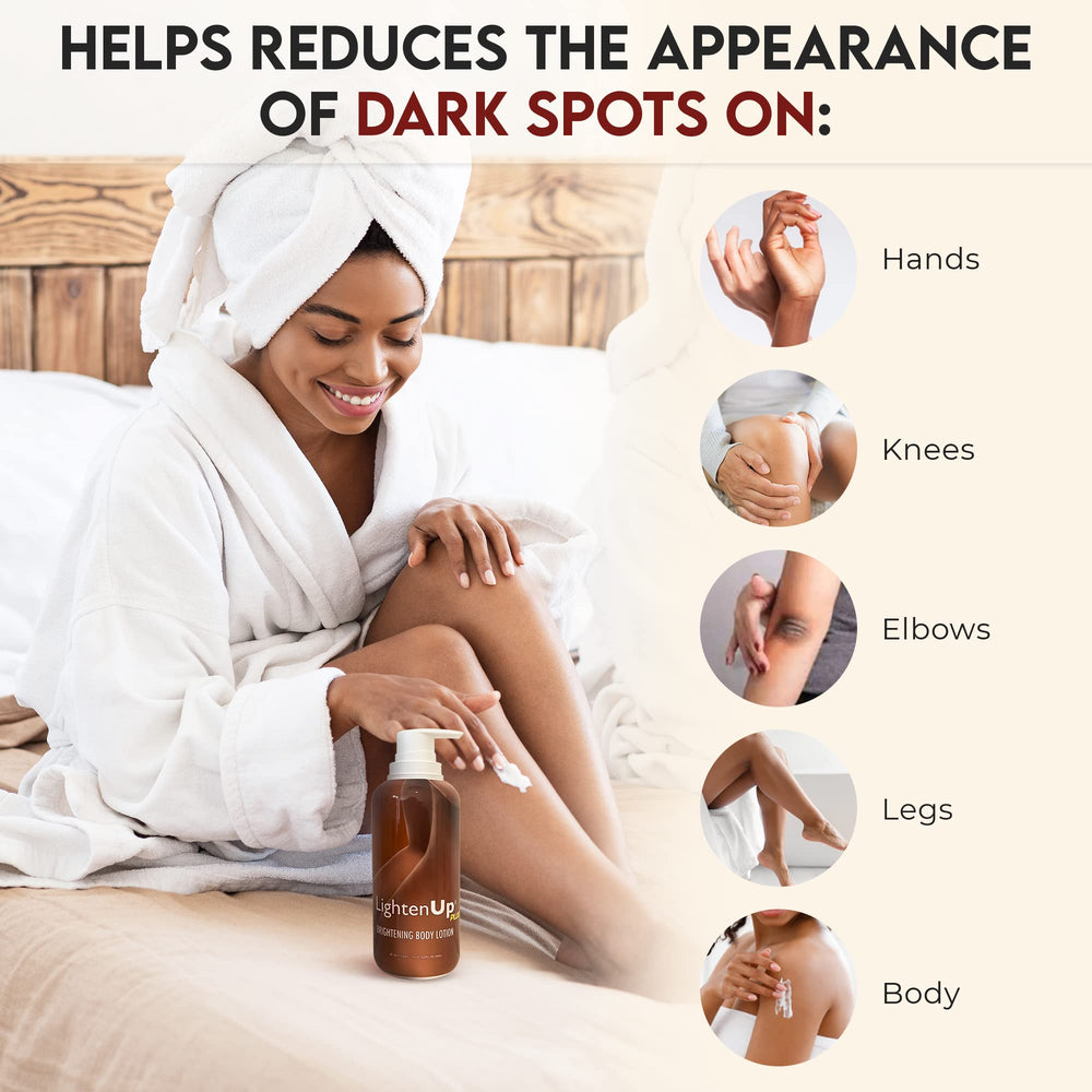 Aplicación en manos con OMIC Lighten-Up para piel suave y nutrida.