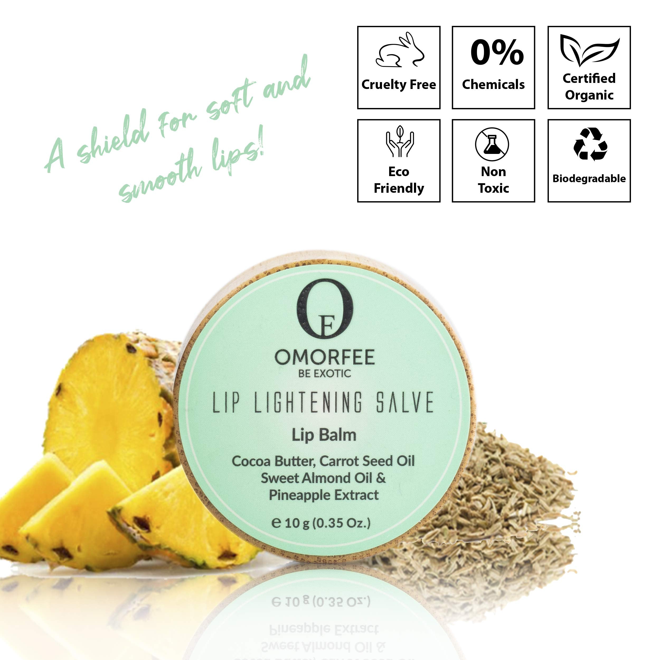 OMORFEE Aceite Semilla Zanahoria, nutre y protege labios.