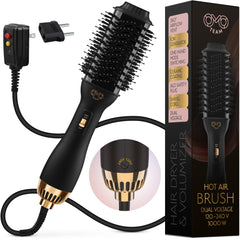 OMOTEAM secador profesional ovalado 2-4 pulgadas para peinado rápido y suave