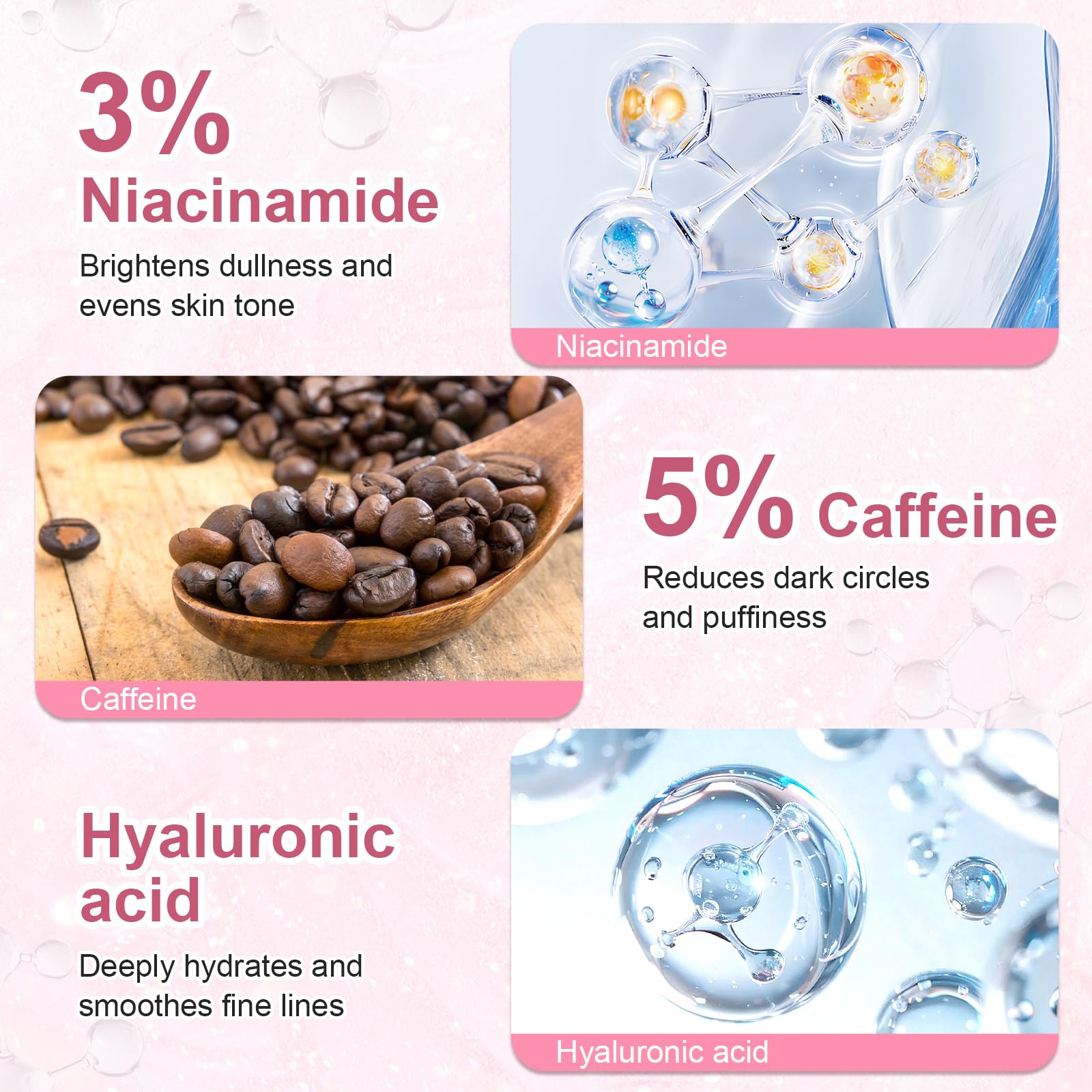 Omplen Serum Ojos Péptidos y Colágeno mejora elasticidad y firmeza suave