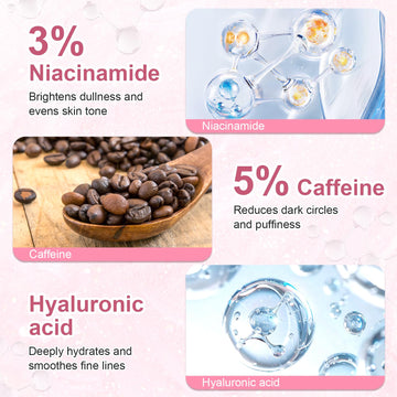 Omplen Serum Ojos Péptidos y Colágeno mejora elasticidad y firmeza suave