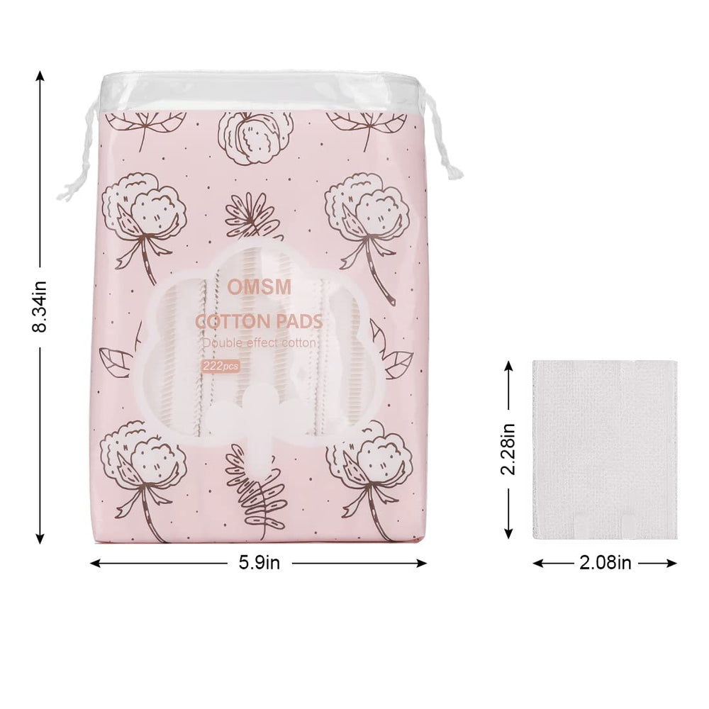 OMSM pack de 222 almohadillas, práctico para casa y viaje.