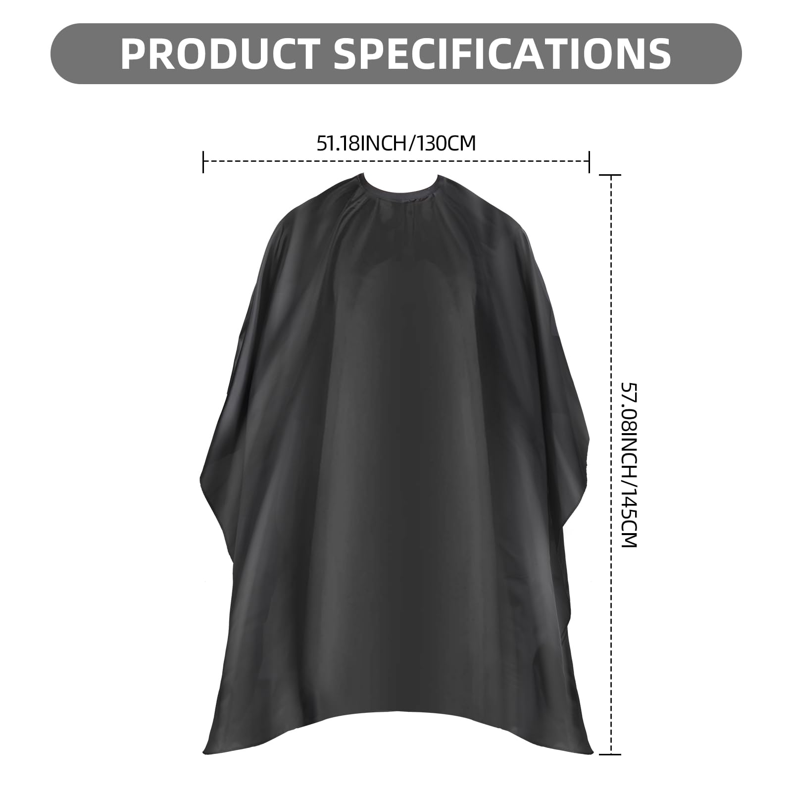 Protección impermeable de Omvoina para barbería, ideal para sesiones de coloración.