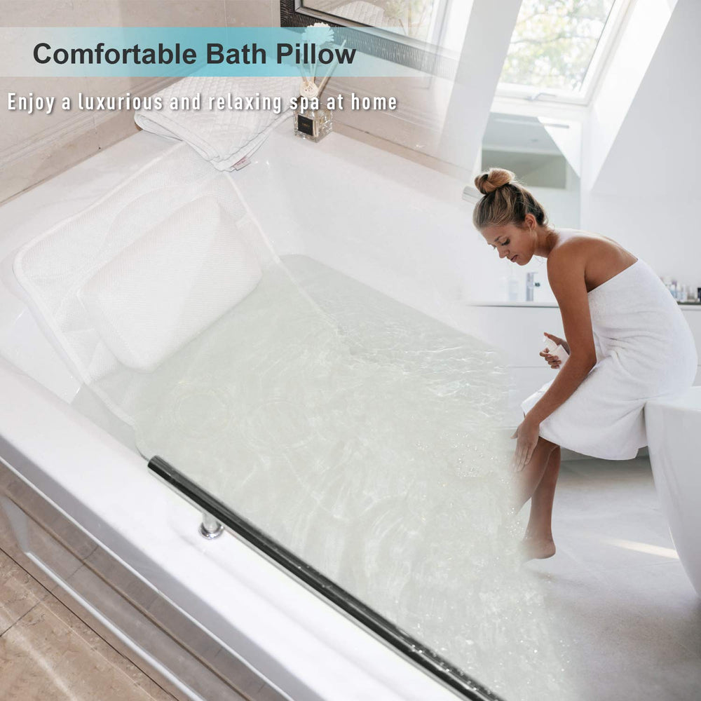 OMYSTYLE almohada de baño se adapta a diferentes bañeras para comodidad diaria.
