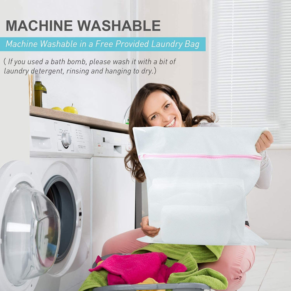OMYSTYLE almohada con bolsa de lavado incluida facilita la limpieza después del uso.