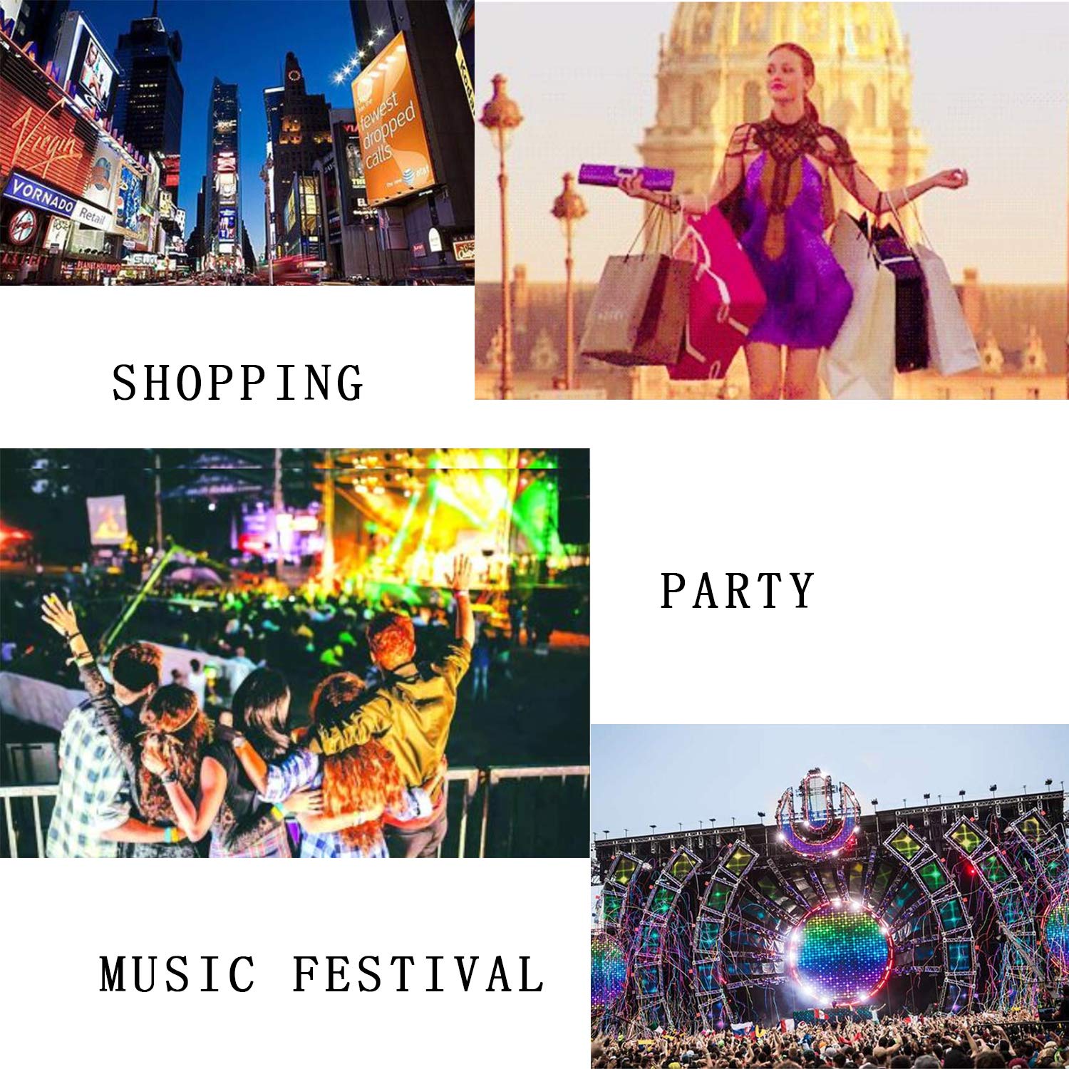 Extensiones Onas ideales para fiestas y eventos.